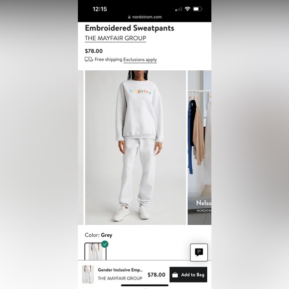 The Mayfair Group empathy always sweatpants - Picture 5 of 5